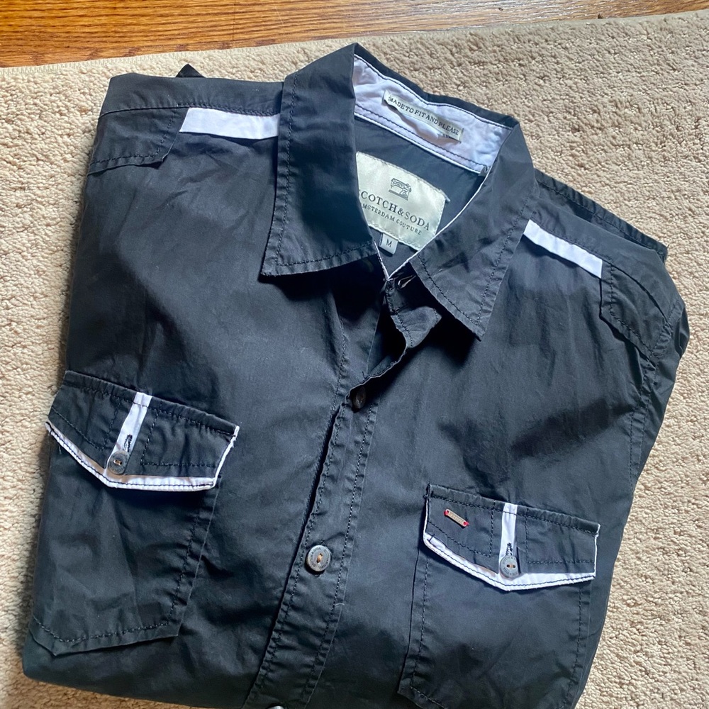 Scotch and Soda Men’s slim fit shirt